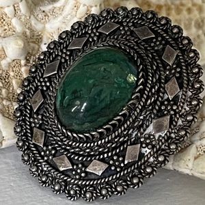 Vintage sterling brooch pendant